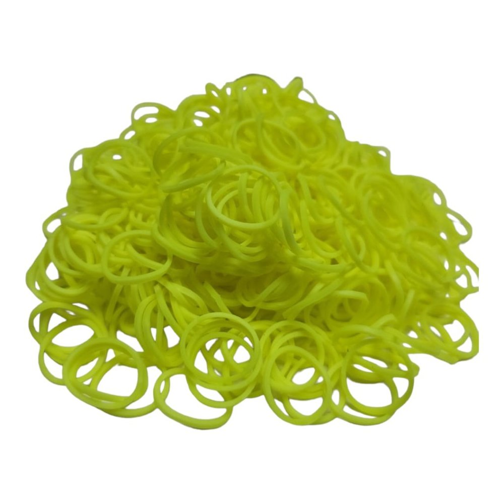 Neon Yellow Rubber solid bands